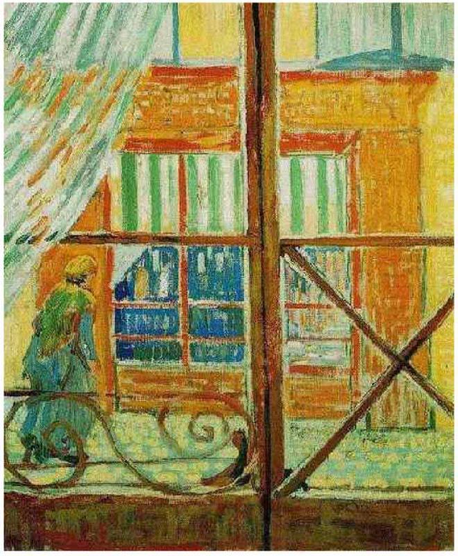 Vincent Van Gogh Pork Butchers Shop in Arles Norge oil painting art